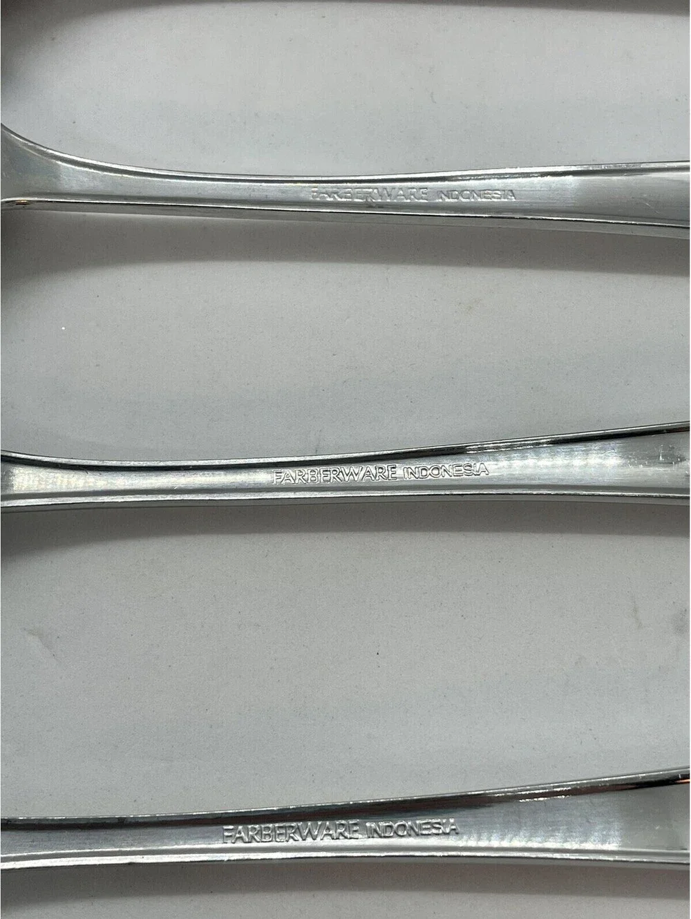 (5) Farberware Stainless Indonesia ROMANCE Teaspoon Lot ~ 6 1/4”